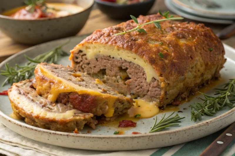 Cheese-Stuffed Meatloaf That Melts Hearts (and Forks)