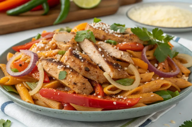 Easy Chicken Fajita Pasta That Smacks Like Takeout