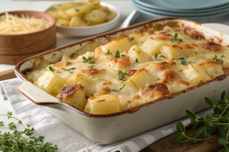 Cheesy Potato Bake for Easy Dinner: Melt, Crunch, Repeat