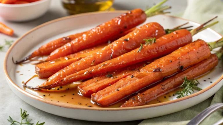 Maple Roasted Carrots for Thanksgiving Recipe