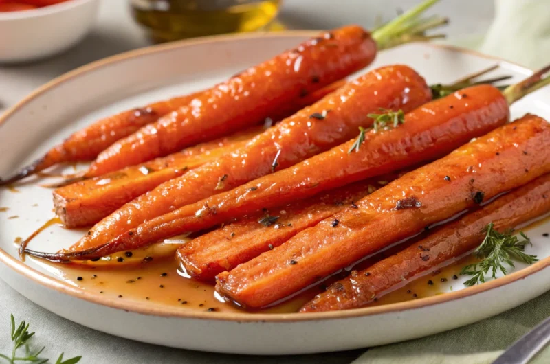 Maple Roasted Carrots for Thanksgiving Recipe
