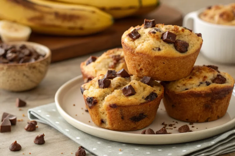 Banana Chocolate Chip French Toast Muffins: Weekend-Level Bliss in a Cup