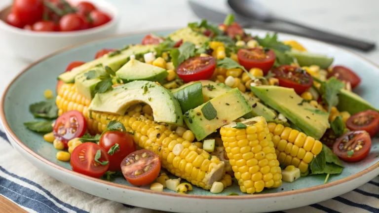 Sizzle & Smash: Grilled Corn & Avocado Summer Salad