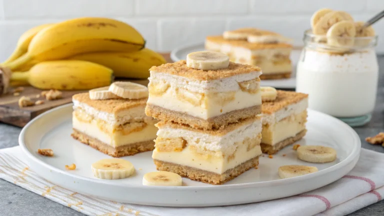 Classic Banana Pudding Bars: The No-Bake Crowd Slayer