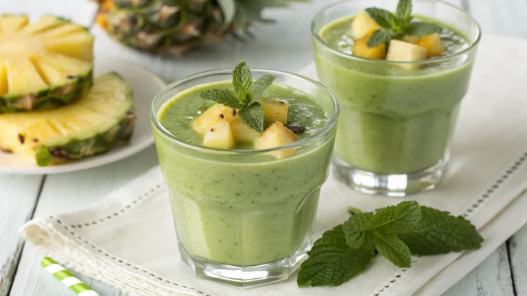 Pineapple Green Smoothie: Tropical Fuel for Busy Mornings