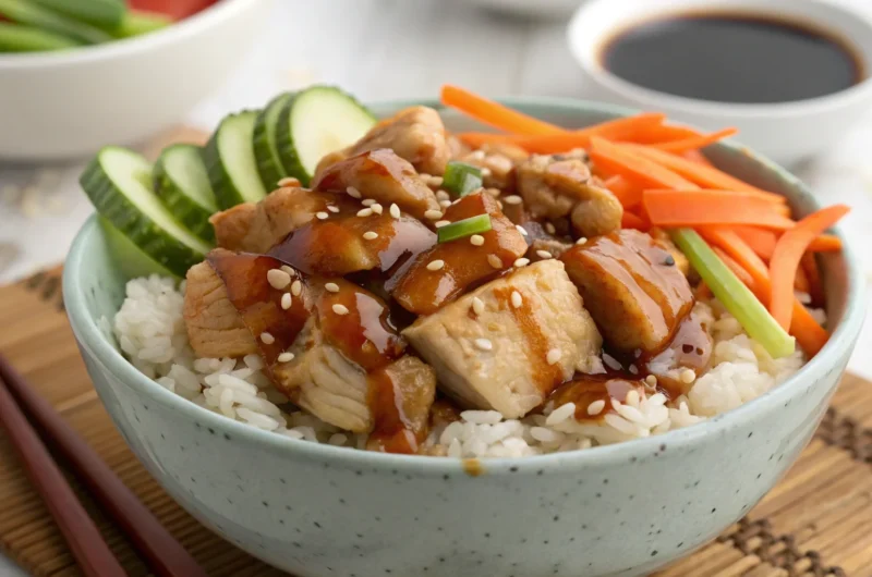 Teriyaki Chicken Rice Bowl with Homemade Sauce You’ll Crave Nightly
