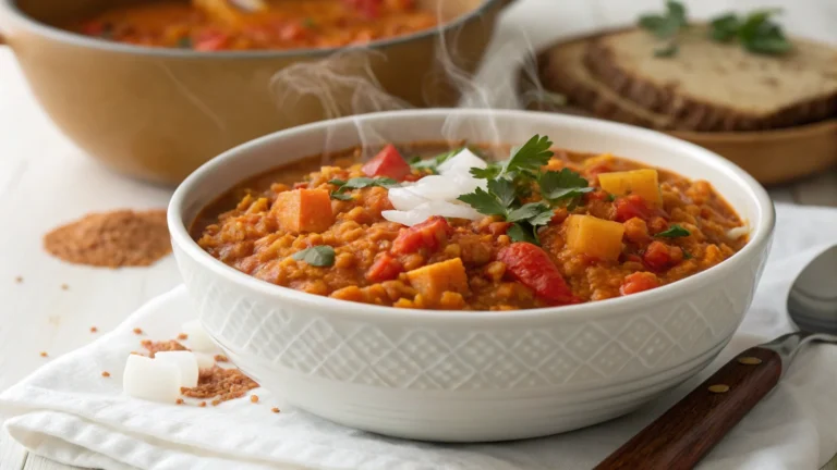 Spicy Coconut Red Lentil Curry That Slaps in 30 Minutes