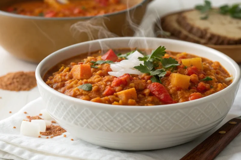 Spicy Coconut Red Lentil Curry That Slaps in 30 Minutes