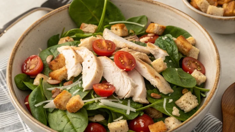 Warm Chicken and Spinach Salad You’ll Crave on Repeat