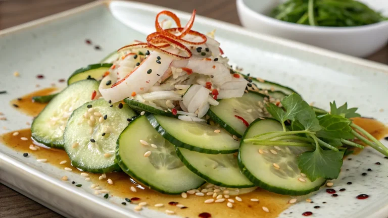 Japanese Sunomono Cucumber Salad Recipe