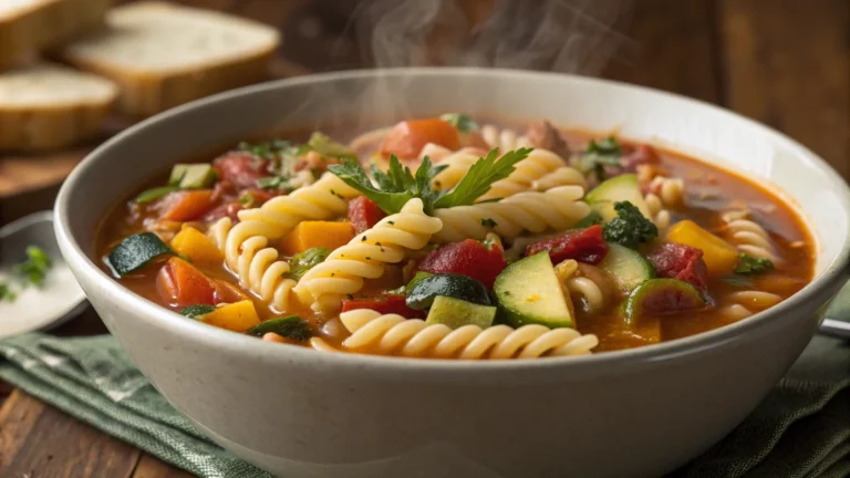 Minestrone Soup with Pasta: Cozy, Bold, and Weeknight-Fast