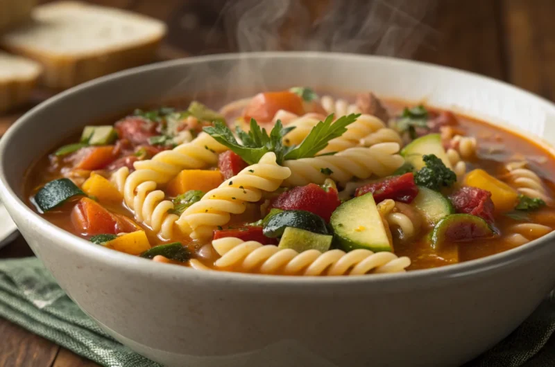 Minestrone Soup with Pasta: Cozy, Bold, and Weeknight-Fast