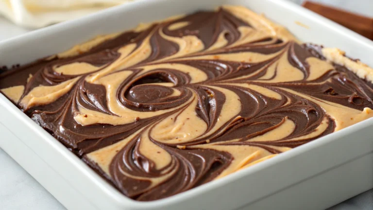 Chocolate Swirl Peanut Butter Fudge: Two-Minute Showstopper