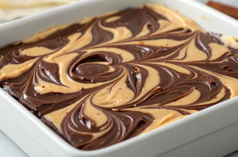 Chocolate Swirl Peanut Butter Fudge: Two-Minute Showstopper