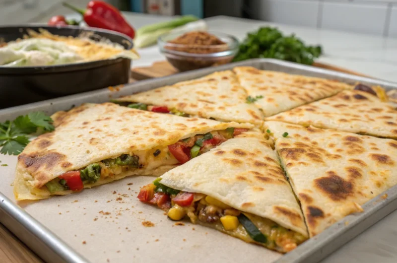 Cheesy Sheet Pan Quesadillas That Feed a Crowd Fast