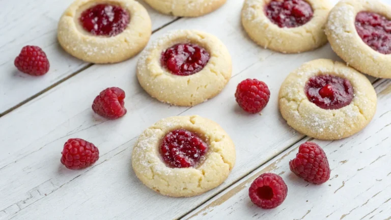Almond Flour Raspberry Thumbprint Cookies (Gluten-Free): Tiny Bites, Huge Win
