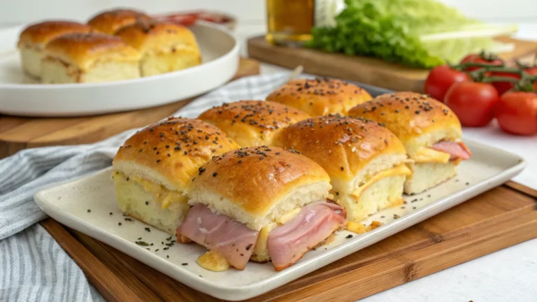 Baked Hot Ham & Cheese Sliders That Vanish in Minutes