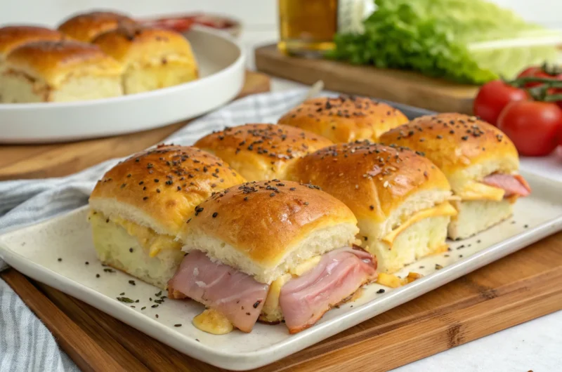 Baked Hot Ham & Cheese Sliders That Vanish in Minutes