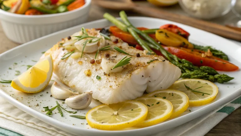 Baked Lemon Garlic Cod with Veggies: Weeknight Flex