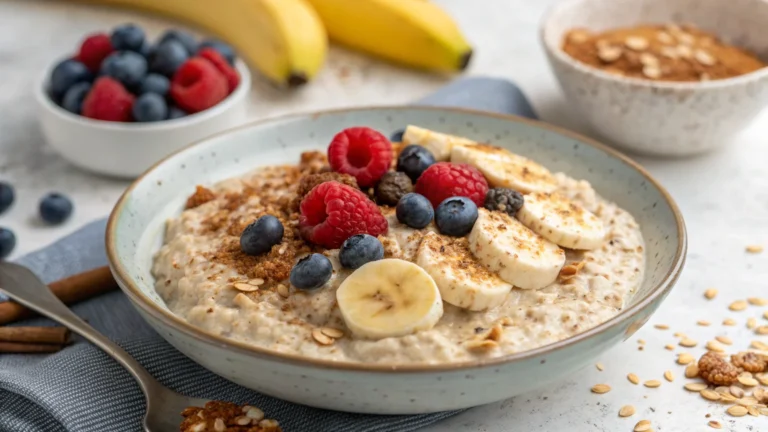 Banana Bread Overnight Oats: Dessert Vibes, Zero Guilt