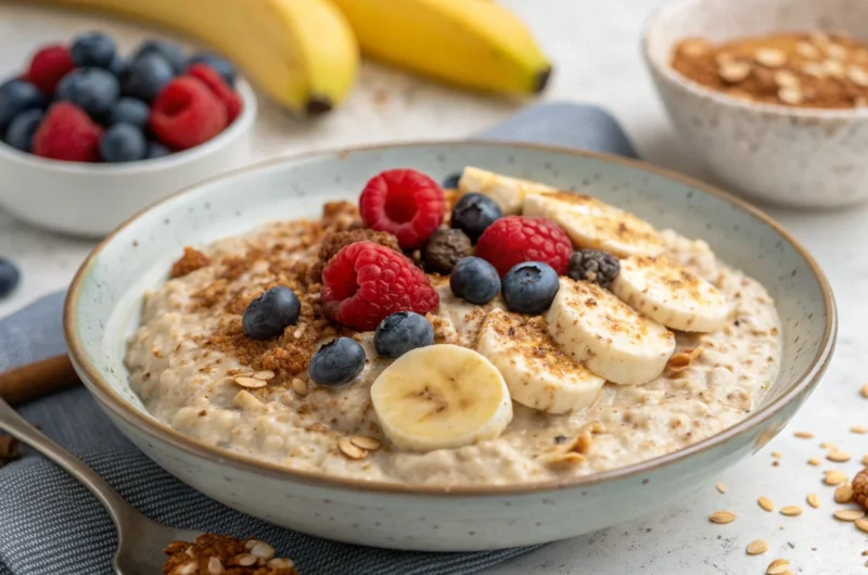 Banana Bread Overnight Oats: Dessert Vibes, Zero Guilt