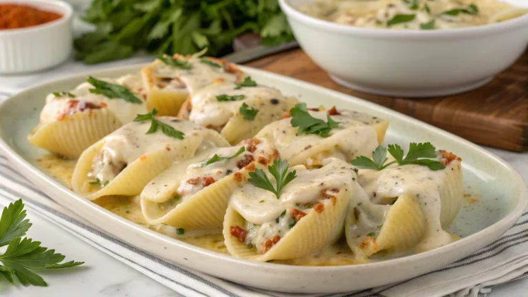Chicken Alfredo Stuffed Shells: Creamy, Cheesy Weeknight Flex