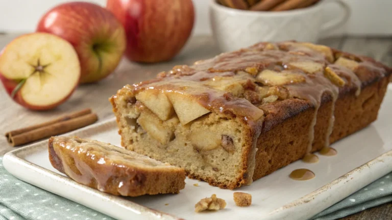 Apple Bread with Cinnamon Glaze: The Cozy Loaf You’ll Crave