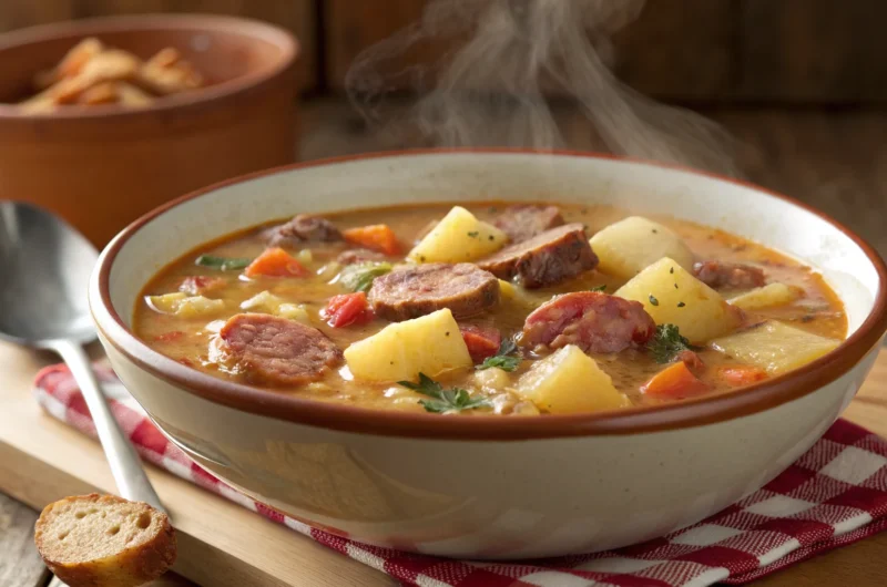 Rustic Potato & Sausage Soup: Cozy Flavor, Zero Fuss