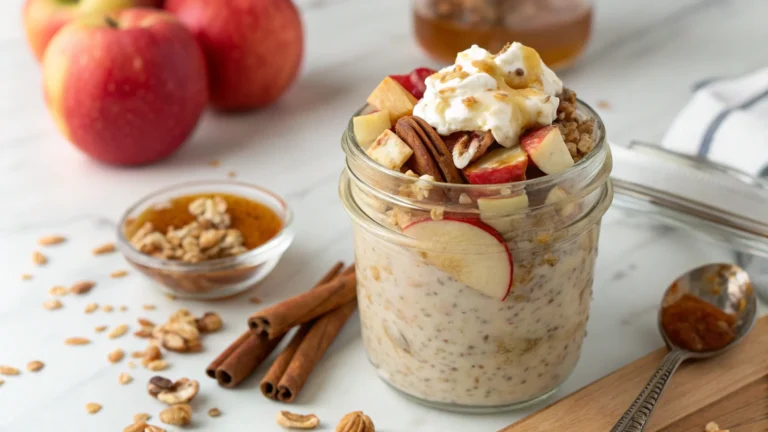 Apple Cinnamon Overnight Oats: Cozy Flavor, Zero Morning Stress