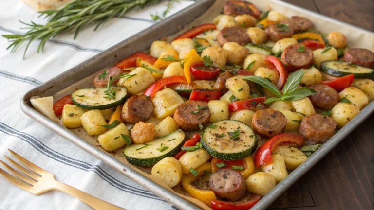 Sheet Pan Gnocchi with Italian Sausage & Veggies: Weeknight Gold