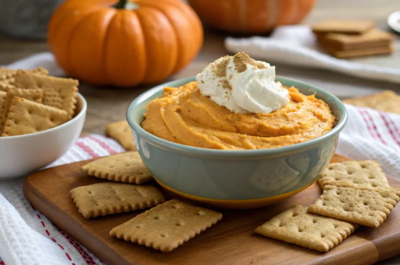 Pumpkin Fluff Dip with Graham Crackers: The 5-Minute Fall Flex