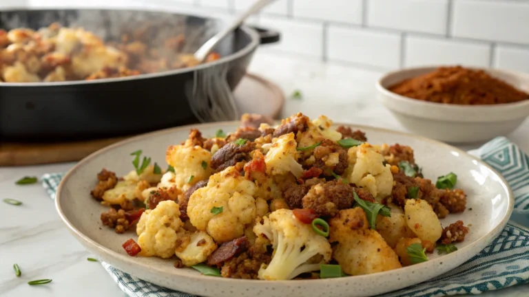 Keto Crockpot Chorizo Cauliflower Hash You’ll Crave Weekly