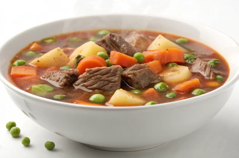 Classic Beef & Vegetable Soup: The Cozy Bowl Everyone Fights Over
