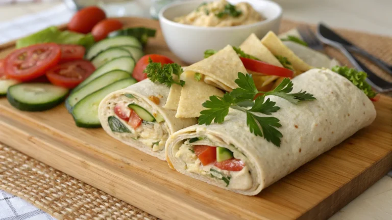 Hummus & Veggie Wraps That Make Lunch a Power Move