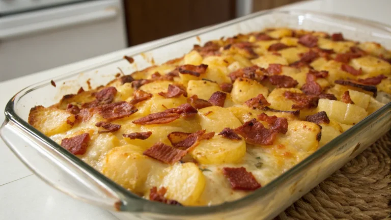 Cheesy Bacon Potato Casserole That Breaks Every Brunch Rule