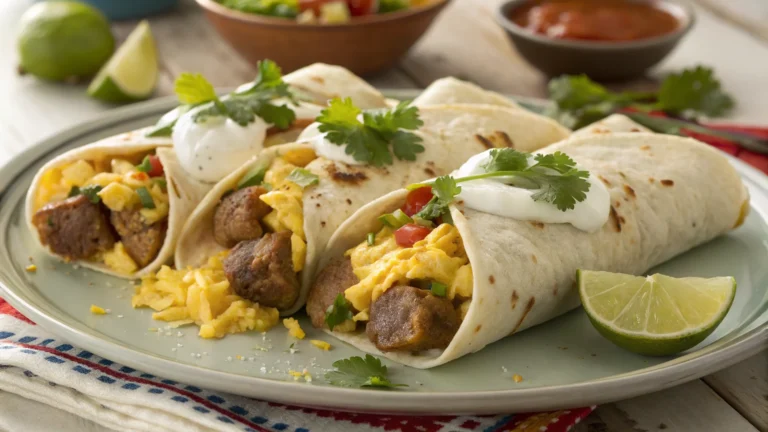 Sausage and Egg Breakfast Burritos That Actually Keep You Full