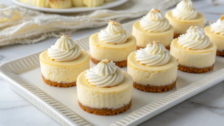 Vanilla Wafer Mini Cheesecakes: Bite-Size Bliss You’ll Crave