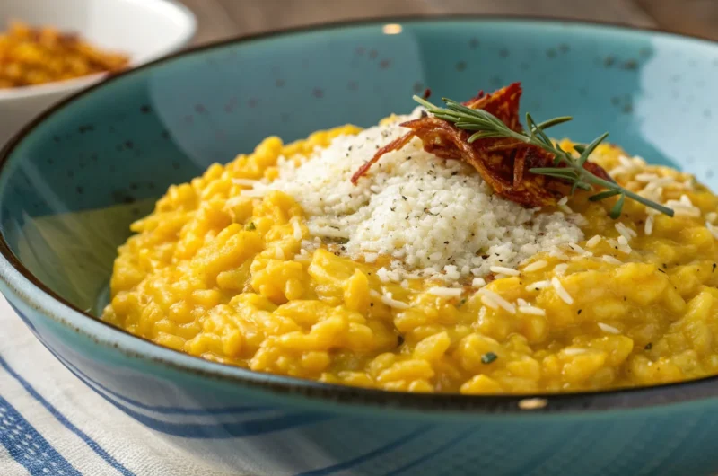 Risotto alla Milanese with Saffron: Golden Comfort, Zero Fluff