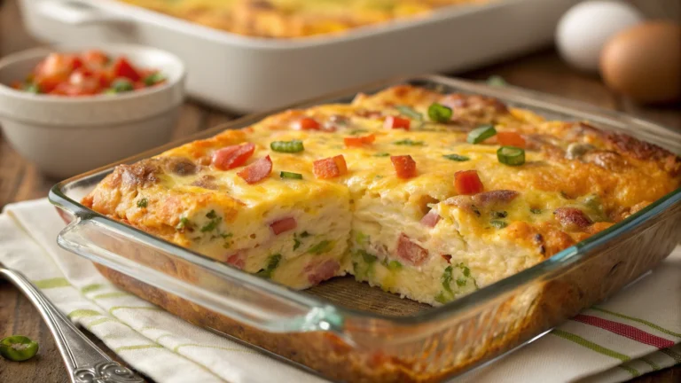 Egg and Cheese Breakfast Casserole: The Zero-Stress Brunch Hero