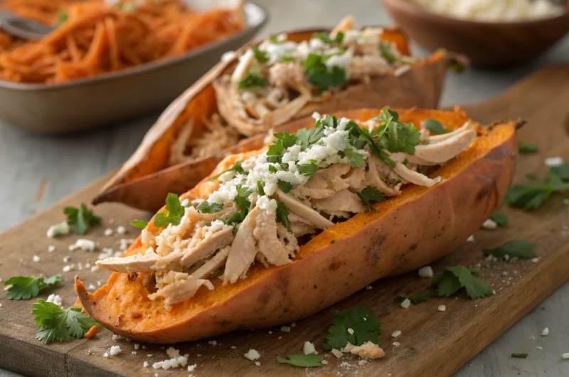 Shredded Chicken Stuffed Sweet Potatoes: The Weeknight Showstopper