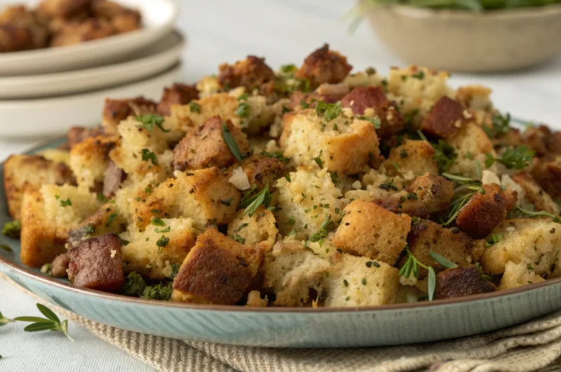 Sausage & Herb Stuffing That Steals the Whole Show