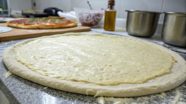 Thin Crust Pizza Dough That Snaps, Not Sags