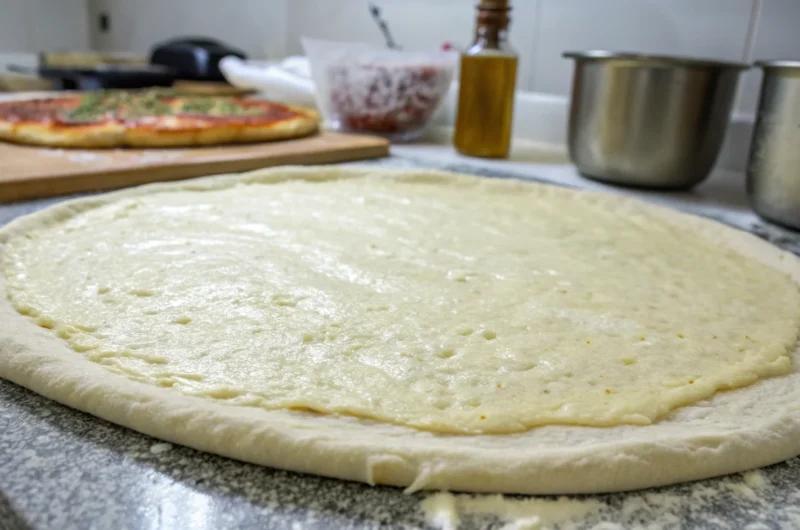 Thin Crust Pizza Dough That Snaps, Not Sags