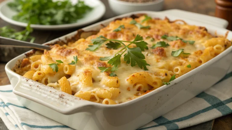 Cheesy Baked Macaroni Casserole That Breaks the Internet