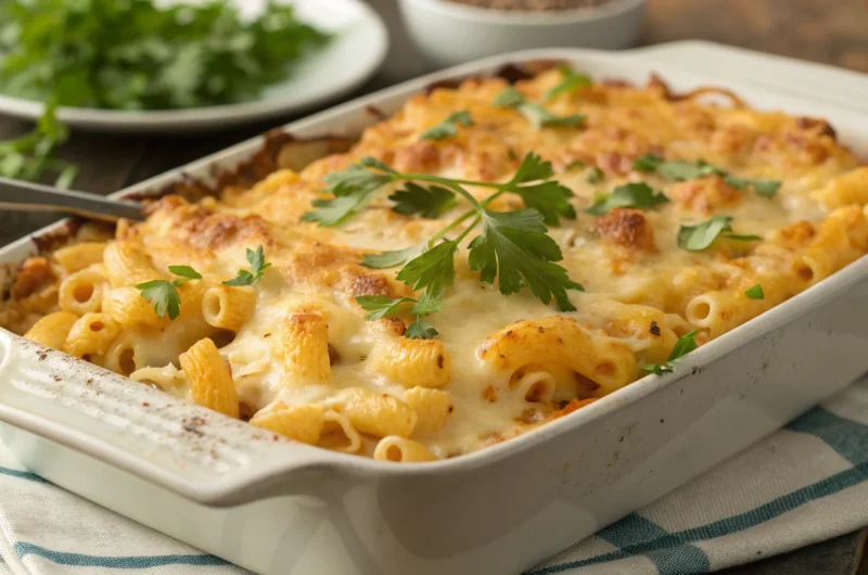 Cheesy Baked Macaroni Casserole That Breaks the Internet