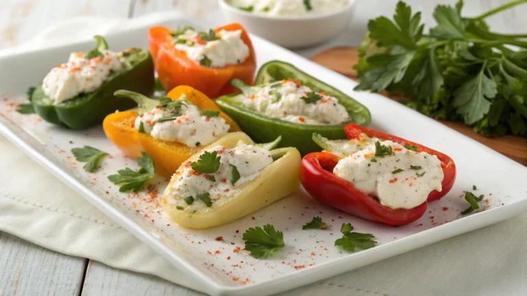 Stuffed Mini Peppers with Cream Cheese: The Snack You’ll Brag About