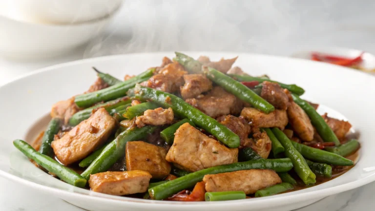 Garlic Pork and Green Beans Stir Fry That Slaps in 20 Minutes
