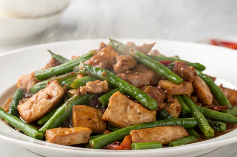 Garlic Pork and Green Beans Stir Fry That Slaps in 20 Minutes