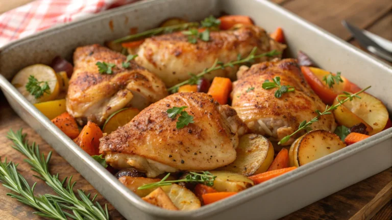 One-Pan Baked Chicken and Vegetables: Weeknight Hero