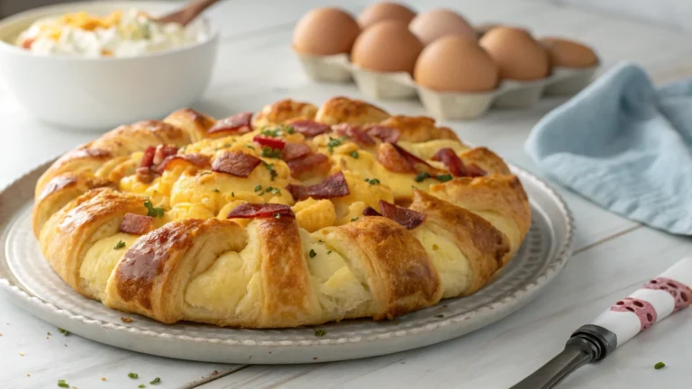 Crescent Roll Breakfast Bake That Disappears in Minutes